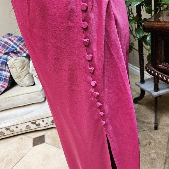 NEW WITH TAGS NORDSTROM Magenta slip dress. Size large.This is a perfect.dress - Picture 4 of 8